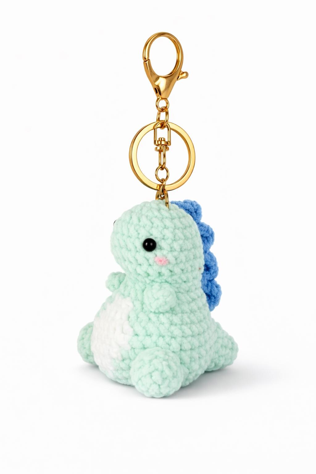 Dinosaur Crochet Bag Charm